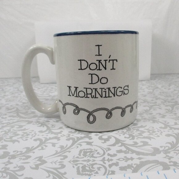 POTPURRI PRESS Cup "I don't do mornings" - Picture 2 of 8